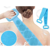 Silicone Body Back Scrubber – Deep Cleansing Bath Brush | VelvaBloom