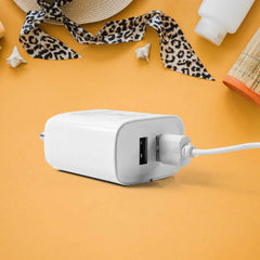 Dual USB Wall Charger 5V/3.1A – Fast & Compact Power Adapter