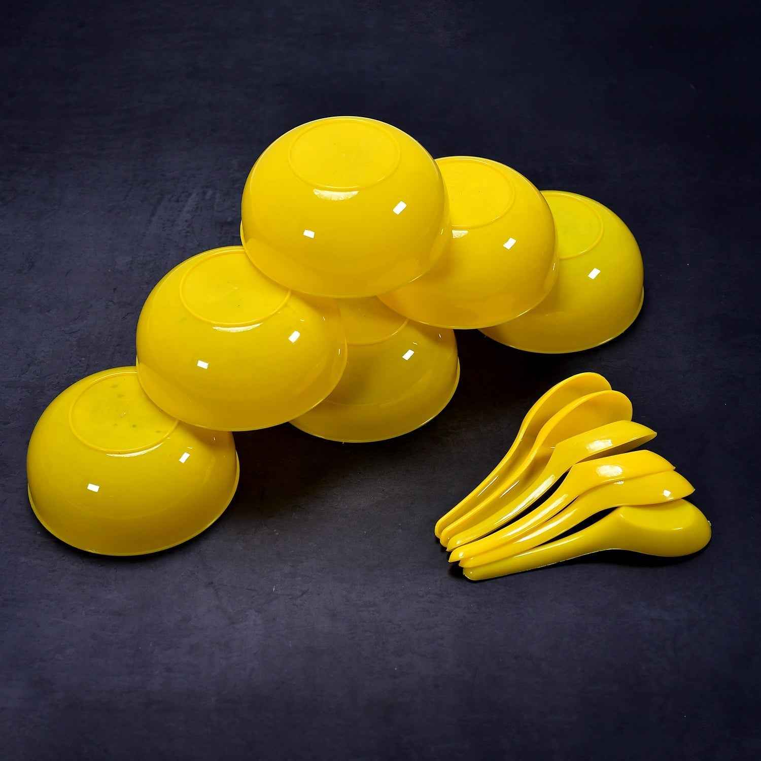 Plastic Soup Bowl Set – 6-Piece Durable Dinnerware | CookAura