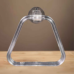 ABS Towel Ring Holder – Unbreakable Square Wall Mount | BathNova