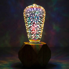 3D Firework LED Bulb – Sparkling Ambience for Home Decor
