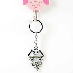 Trishul Damru Keychain – Durable Silver Metal Spiritual Accessory