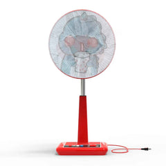 Cartoon Fabric Mesh Fan Cover – Elastic Fit & Child Safe