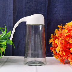 Glass Oil Bottle Dispenser 630ml – Automatic Lid & Drip-Free Pour