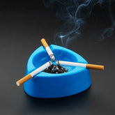 Plastic Ashtray – Durable Wide Bowl with 3 Cigarette Slots