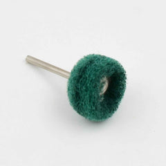 Three-piece abrasive polishing wheel set displayed for various tasks.
