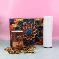 Coffee Almonds Gift Hamper – Premium Festive Combo with Bottle
