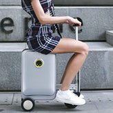 Electric Scooter Suitcase – Rideable Smart Luggage with Removable Battery |