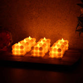 LED Bubble Candle Set – Safe Flameless Decorative Lighting