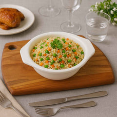 Plastic Serving Bowl with Easy-Grip Side Tabs – Durable & Lightweight