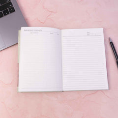 Hardbound Diary – Durable Cover & 100 Ruled Pages