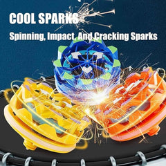Fireworks Spark Effect Spinning Battle Top Ð High-Speed Fun for Kids