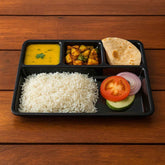 4-Compartment Meal Tray – Neat Sectioned Dining Plate