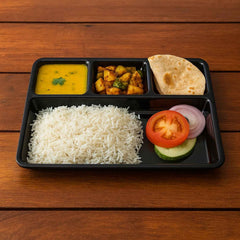4-Compartment Meal Tray – Neat Sectioned Dining Plate