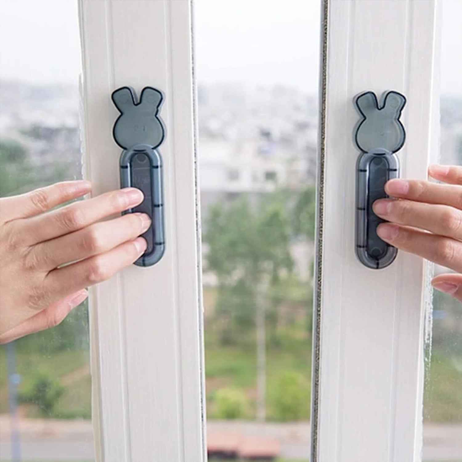 Push Pull Helper Door Handles – Easy Self-Stick Installation, 2 Pack