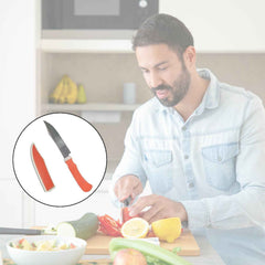 Ceramic Kitchen Knife – Sharp Zirconium Blade & Cover | Quickslice