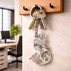 Krishna Face Keychain – Elegant and Devotional Accessory