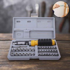 Socket & Screwdriver Tool Kit – 41-Piece Carbon Steel Set | ToolMate Pro