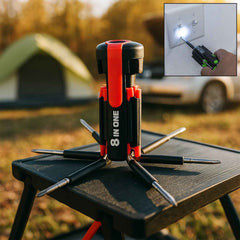 Multi-Function Screwdriver Kit – 8-in-1 LED Torch | BoltForce