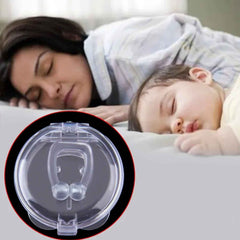 Anti-Snore Nose Clip – Silicone Magnetic Relief for Snoring