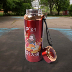 Vacuum Insulated Water Bottle – 800 ML with Temperature Lid