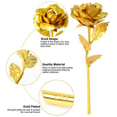 Valentine’s Day Gift Box – Heart Light, Chocolates & Golden Flower | Giftoiza