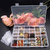 Plastic Organizer Box – 36 Grids, Adjustable Dividers | Organivo