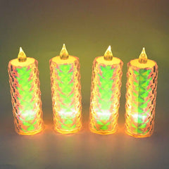 LED Tealight Candles – 12 Pack Flameless Diwali Lights | Indo Glow