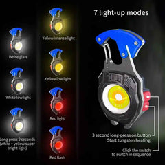 Rechargeable LED Keychain Flashlight – 6 Modes, Super Bright | Indo Glow