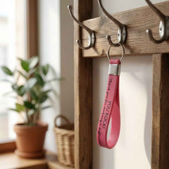 Silicone Wrist Strap Keychain – Motivational & Durable Design
