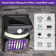 Solar Bug Zapper – 2-in-1 Motion Sensor Light | Garden Vera