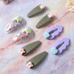 Girls Hair Accessories Kit – Colourful Styling & Play Set