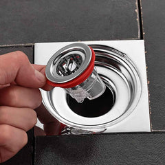Odour Proof Floor Drain – Magnetic Valve for Fresh Bathrooms