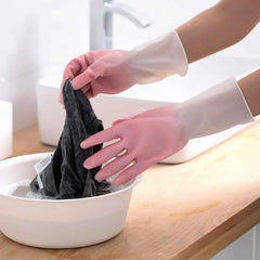Small Waterproof Cleaning Gloves – Durable Reusable Household Protection