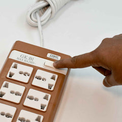 Extension Board – 6 Way Multi-Plug with 10m Cord | Indo Glow