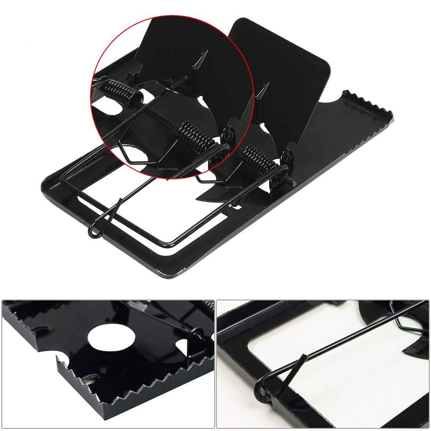 Mouse Trap – Reusable Metal Rodent Catcher for Quick Control (2 Pc)