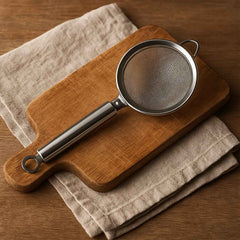 Stainless Steel Mesh Strainer – Fine Mesh & Heat-Resistant Handle