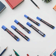 Permanent Blue Marker Pens – Vibrant, Waterproof 12-Pack