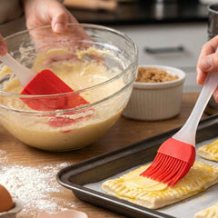 3-in-1 Kitchen Tool Set – Garlic Crusher, Tongs & Silicone Spatula
