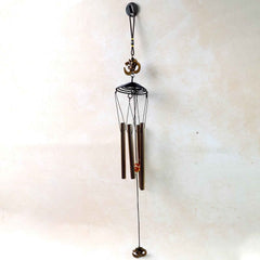 Metal Wind Chime with Om Symbol – Peaceful Spiritual Decor