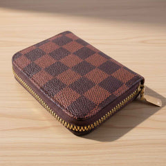 Card Holder Wallet – Compact Zip Multi-Card Organizer