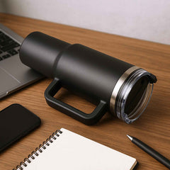 1200ML Stainless Steel Vacuum Insulated Travel Mug – Durable & Spill-Resistant