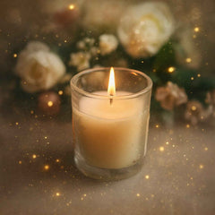 Scented Votive Candle – Sweet Dreams Soy Blend in Glass Jar