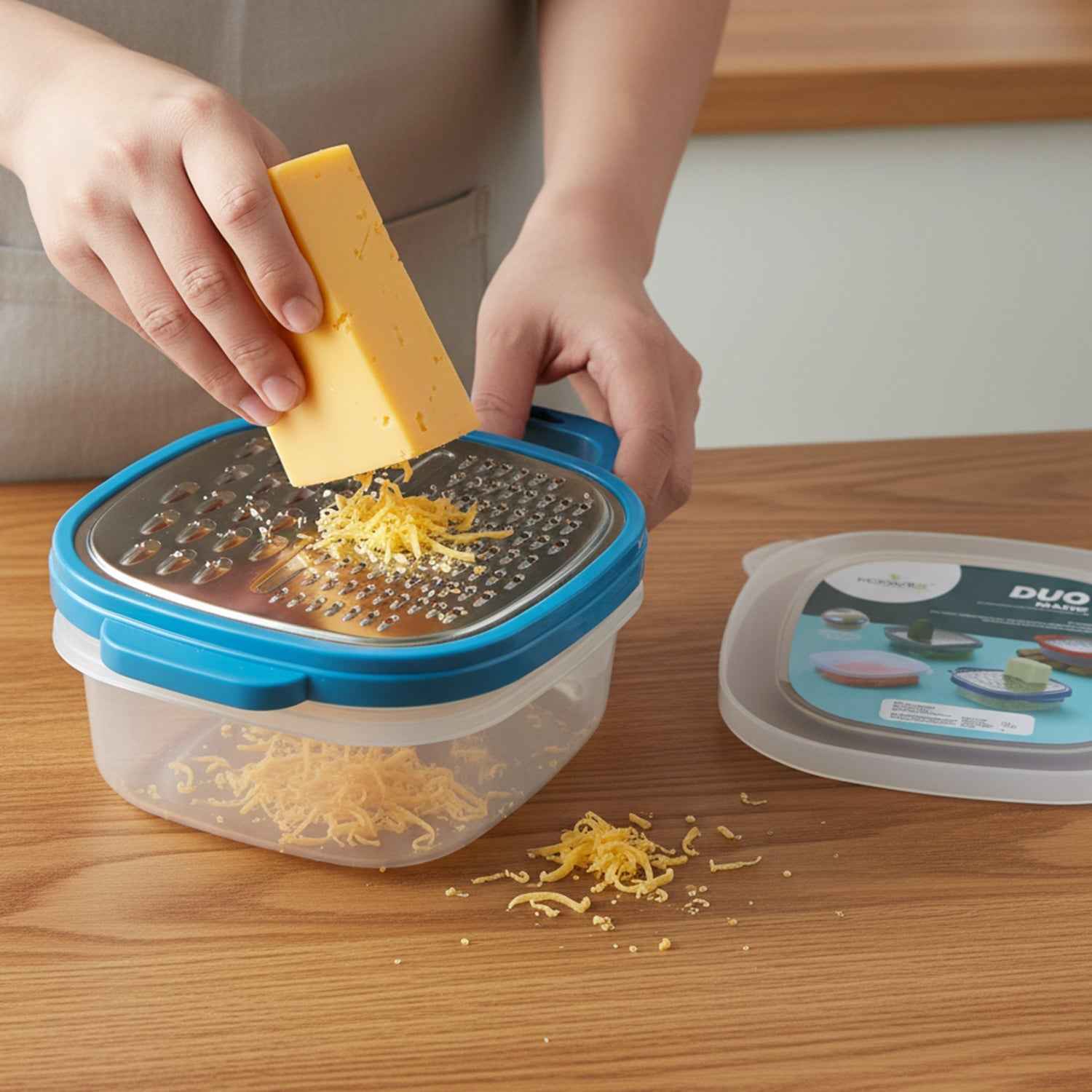 Kitchen Grater with Container – Versatile Food Prep Tool