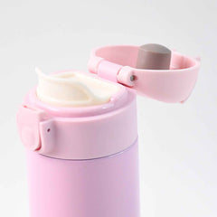 Stainless Steel Vacuum Water Bottle – Leakproof 350ml Travel Flask