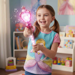 Princess Magic Light Wand Toy – Enchanting Kids' Role Play Accessory