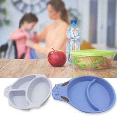 Bamboo Fibre Baby Feeding Set – 7 Pcs Dinnerware | Baby Ladle