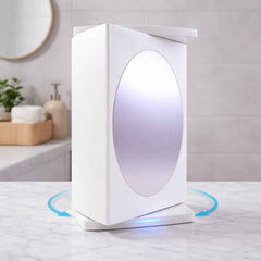 Rotating Bathroom Mirror Cabinet – Space Saving Wall Storage