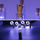 Wine Bottle Cork String Lights – 2M Multi LED Copper Wire | Own Hydrate
