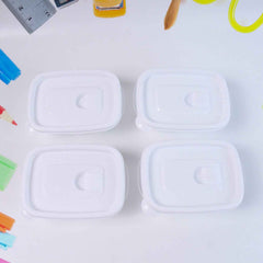 BPA-Free Food Storage Containers – Stackable 400ml Set of 4